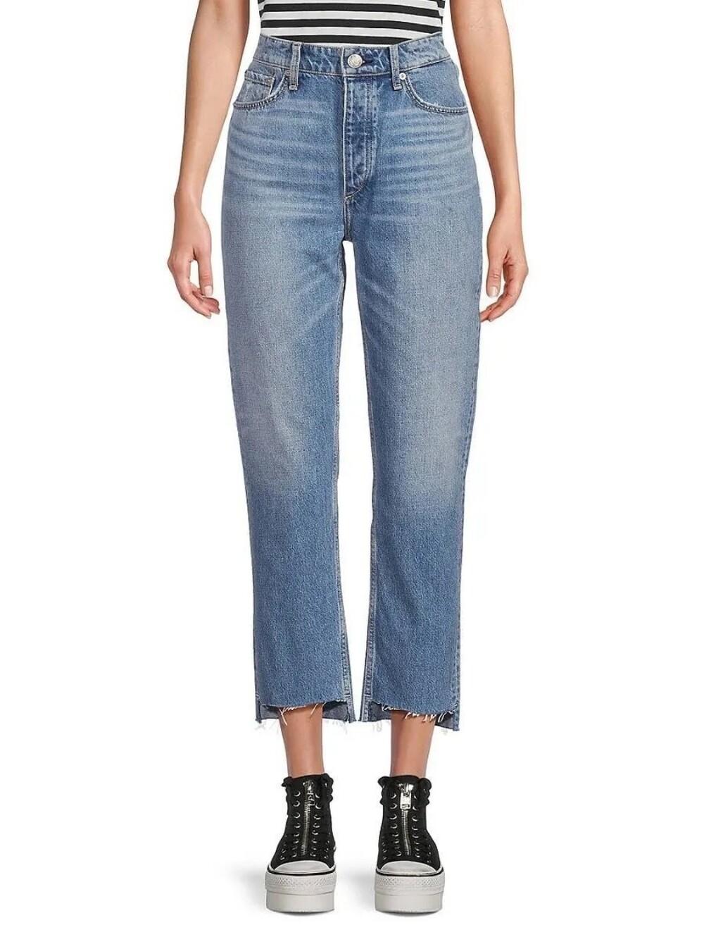Rag & Bone Nina Delavan High Rise Ankle Cigarette Denim Jeans NWT Size 27